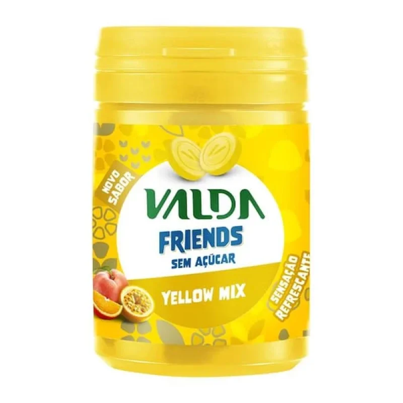 Pastilha Valda Friends Frutas Amarelas 50g