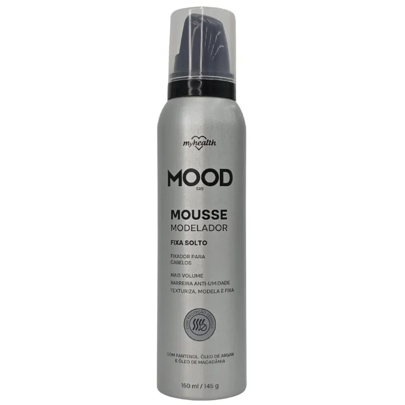 Mousse Modelador Fixa Solto Mood Care My Health 150Ml / 145G