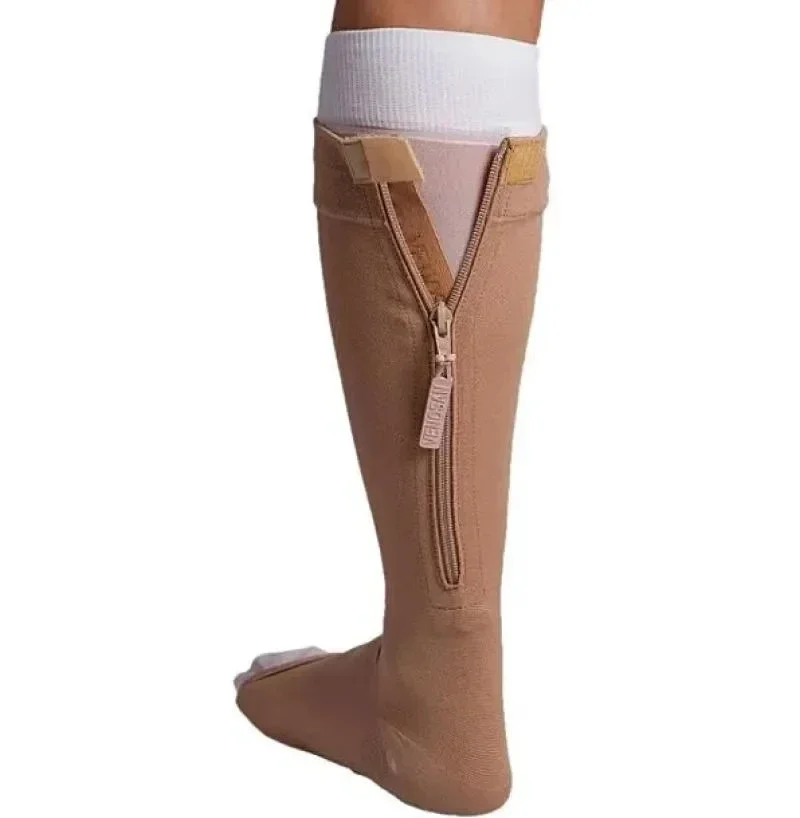 Meia de Compressão 3/4 Venosan Ulcer Comfort 30-45mmHg G Bege Longa