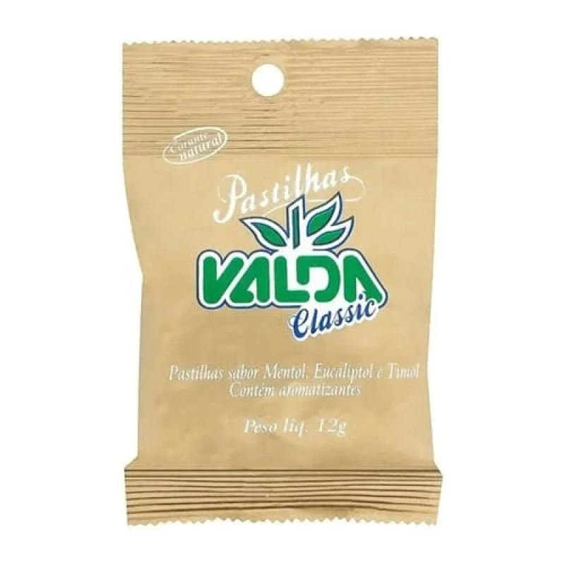 Valda Classic Pastilha Sachê 12g