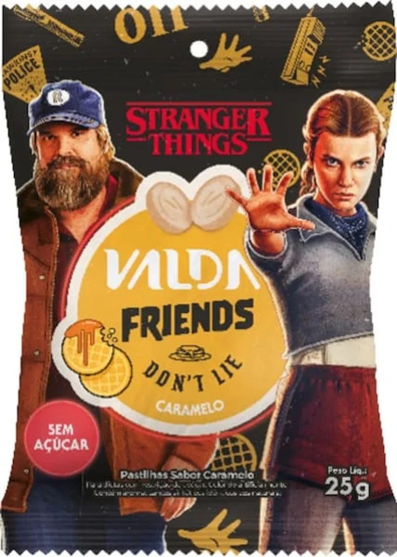 Pastilha Valda Friends Caramelo 25g