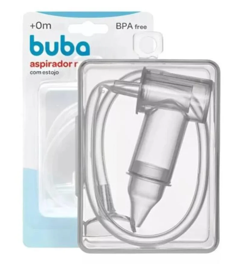 Aspirador Nasal Buba de Sucção com Estojo