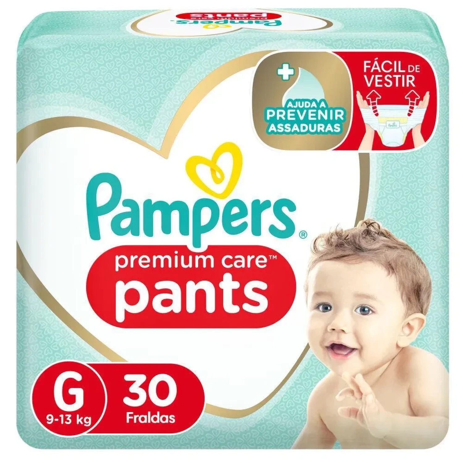 Fralda Pampers Premium Care Pants G, com 30 unidades (1/1)