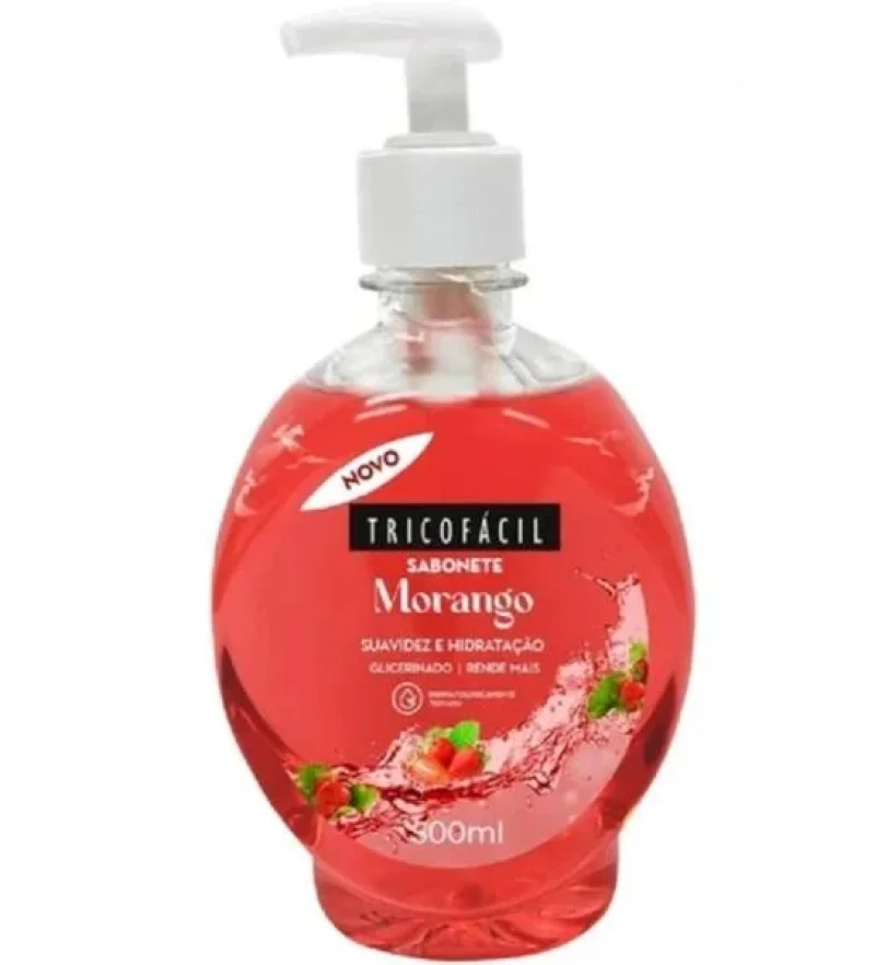Tricofácil Sabonete Líquido Morango 500ml