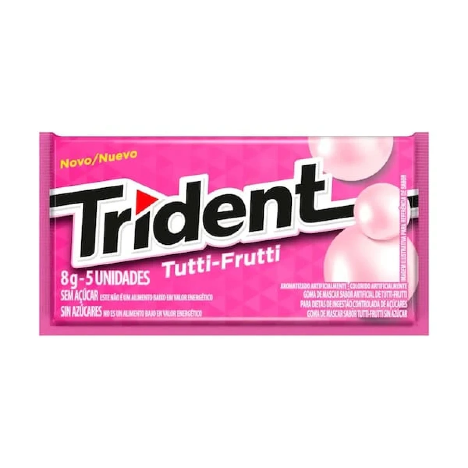 Trident Goma de Mascar Tutti-frutti 5 Unidades (1/1)