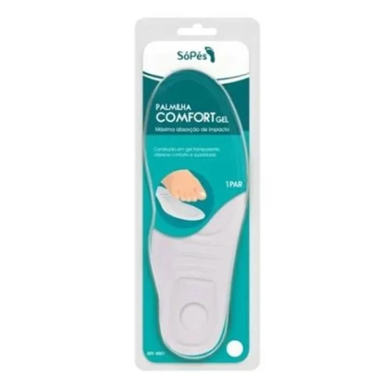 Só Pés Comfort Gel Palmilha nº 37/38 1 Par