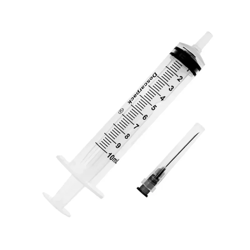 Seringa Descartável Descarpack Luer Slip com Agulha 25x0,70mm 10ml