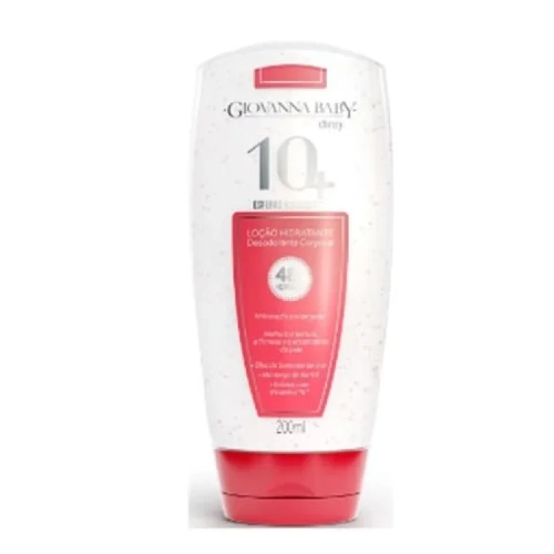 LOÇÃO GIOVANNA BABY 10+ - 200ml cherry