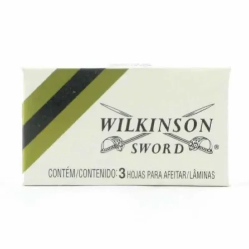 Lâmina de Barbear Wilkinson Sword, com 3 unidades
