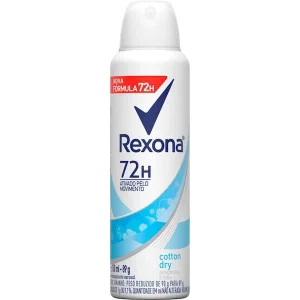 Desodorante Antitranspirante Feminino Rexona Cotton Dry aerossol, 1 unidade com 150mL