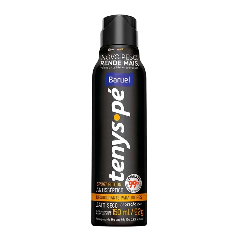 Desodorante Aerossol Tenys Pé Jato Seco Sport Edition 150ml