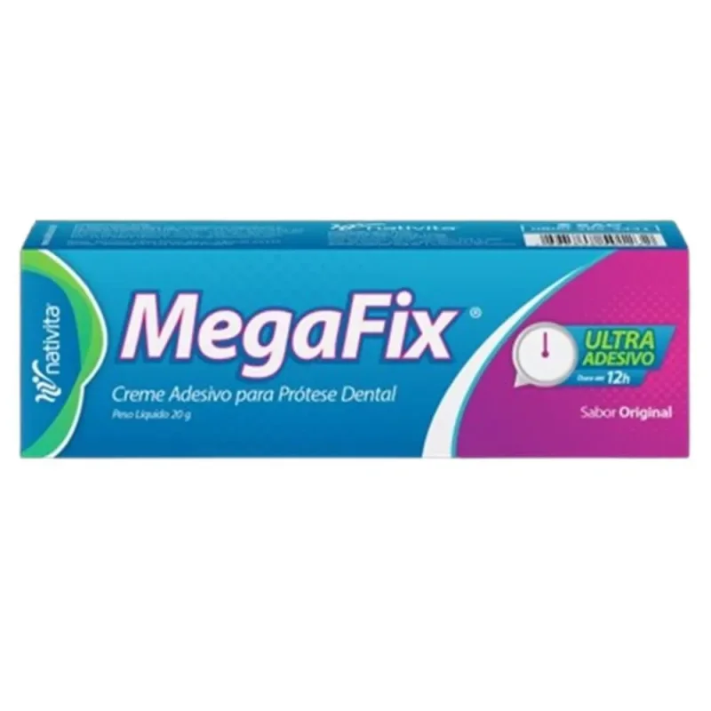 Megafix Fixador de Dentadura Pó 20g