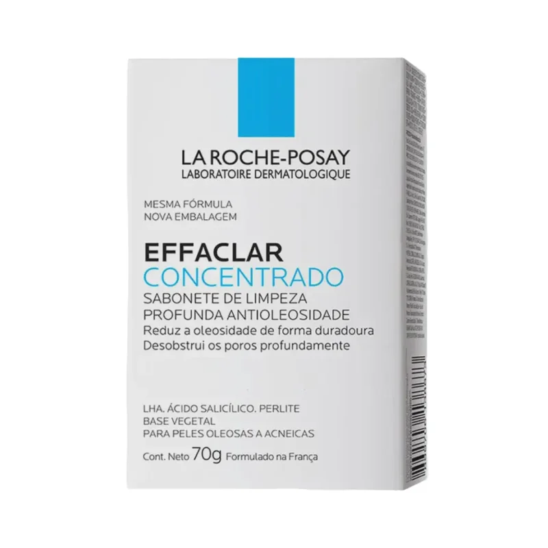 Sabonete Facial La Roche-Posay Effaclar Concentrado barra, 1 unidade com 70g