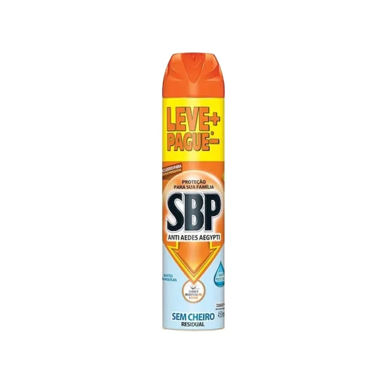 SBP Anti-aedes Aegypti Inseticida Aerossol Sem Cheiro 450mL