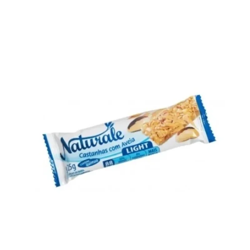Barra de Cereal Naturale Light Castanhas com Aveia, 25g