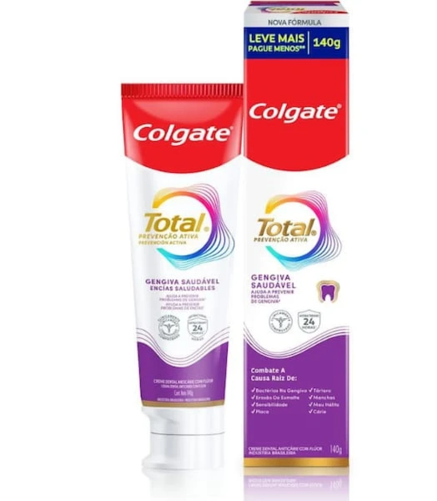 Creme Dental Colgate Total 12 Gengiva Reforçada 140g (1/1)