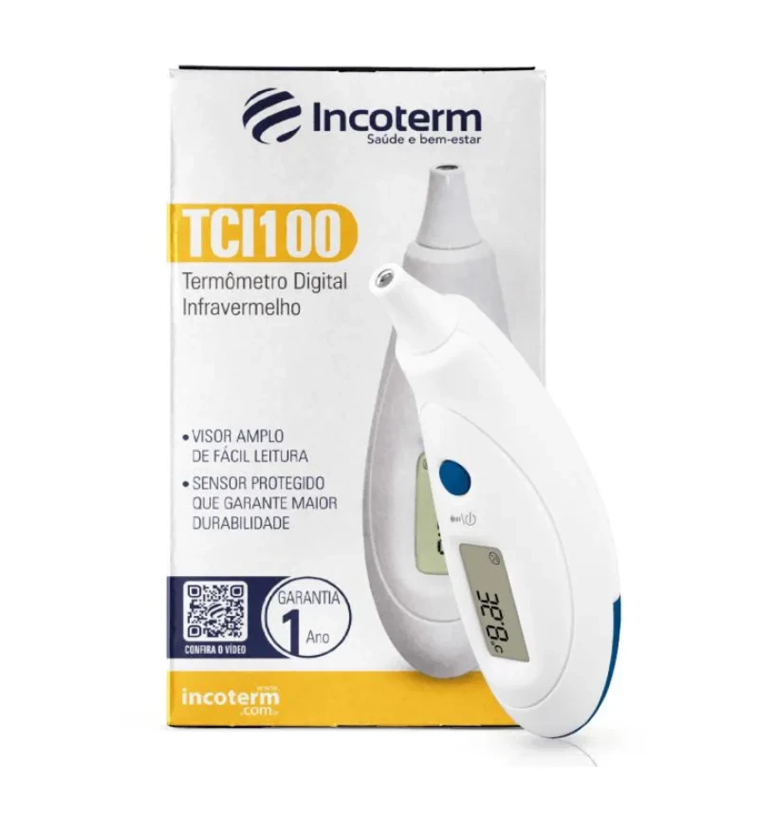 Termômetro Auricular Infravermelho Incoterm TCI100 (1/1)