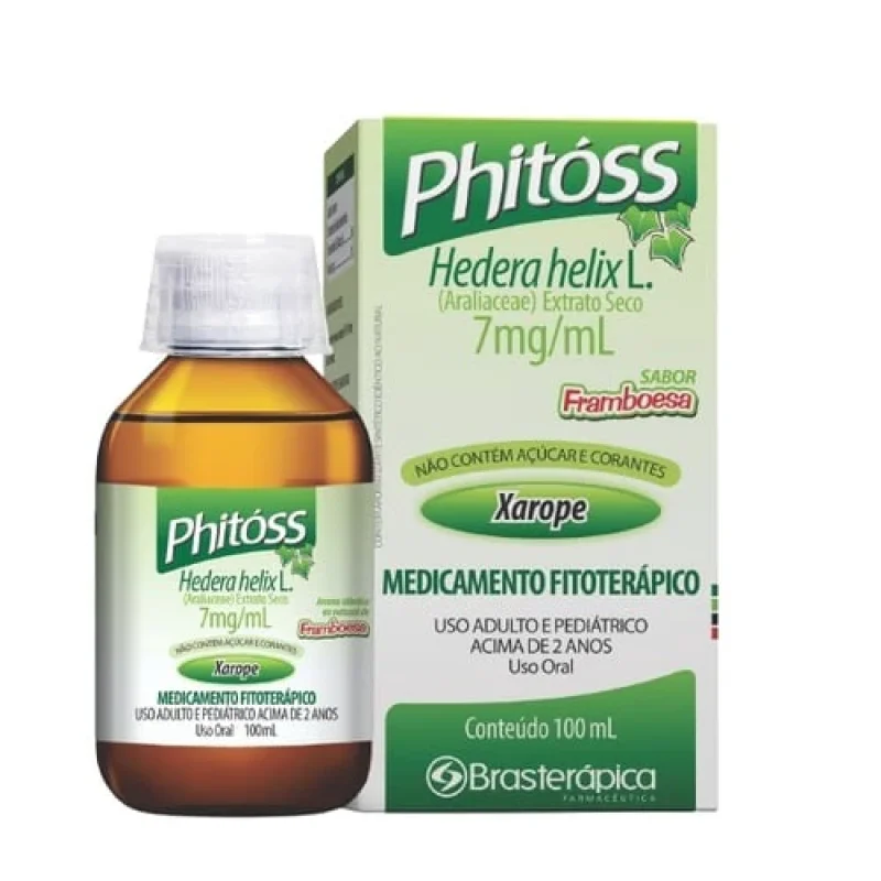 Hedera Helix 7mg/mL Xarope 100mL - Phitóss