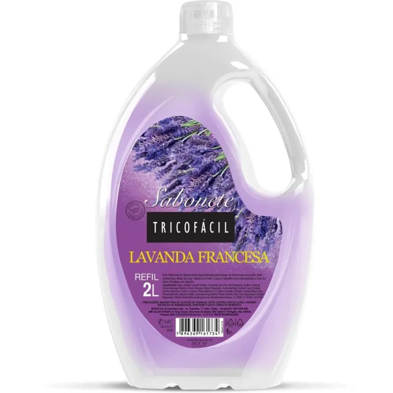 Sabonete Líquido Tricofácil Lavanda Francesa Refil 2L