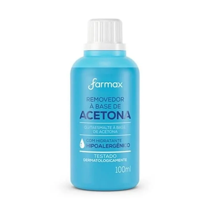 Removedor de Esmalte Farmax Acetona 100ml