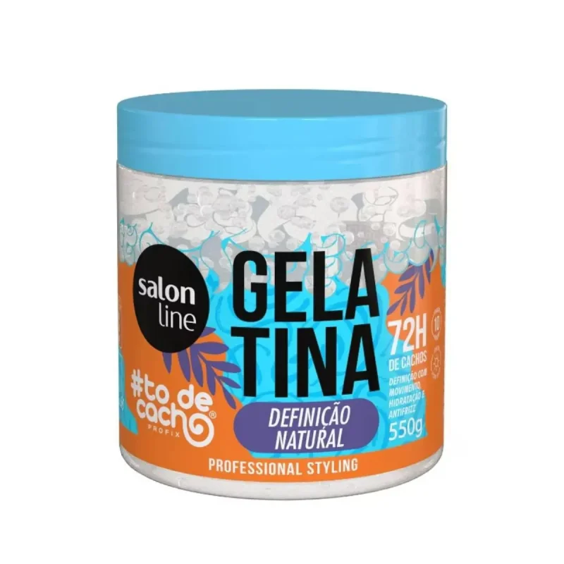 Gelatina Capilar Salon Line Tô de Cachos Definição Natural 550g