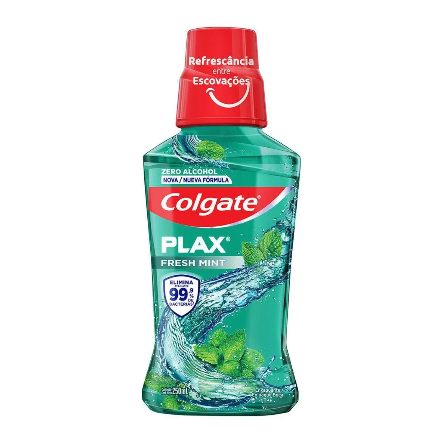 Enxaguante Bucal Colgate Plax Fresh Mint sem Álcool 250ml (1/1)