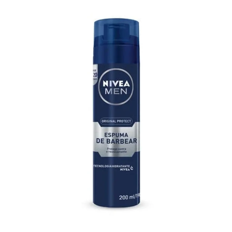 ESPUMA DE BARBEAR NIVEA MEN - 200ml original protect