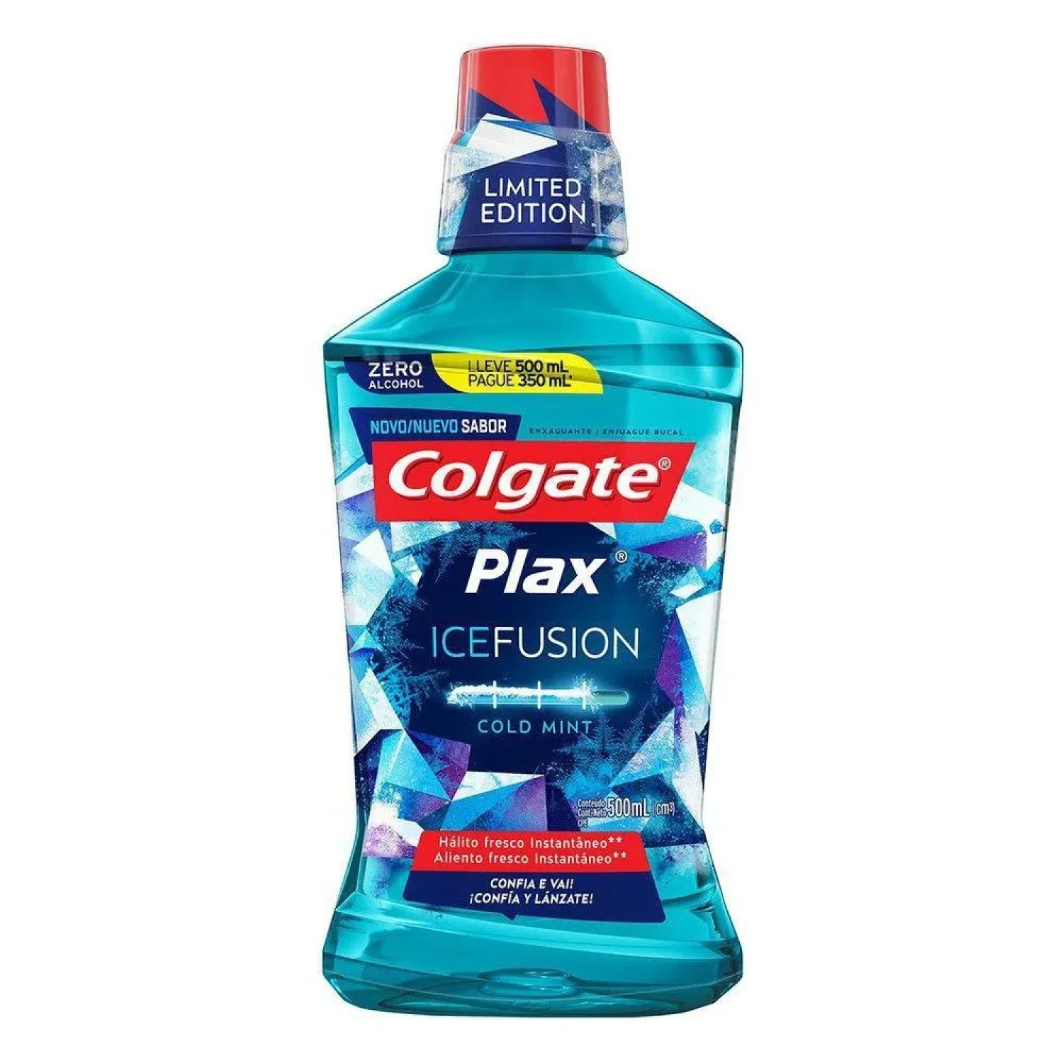 Enxaguante Bucal Colgate Plax Ice Fusion Cold Mint sem Álcool 500ml (1/1)