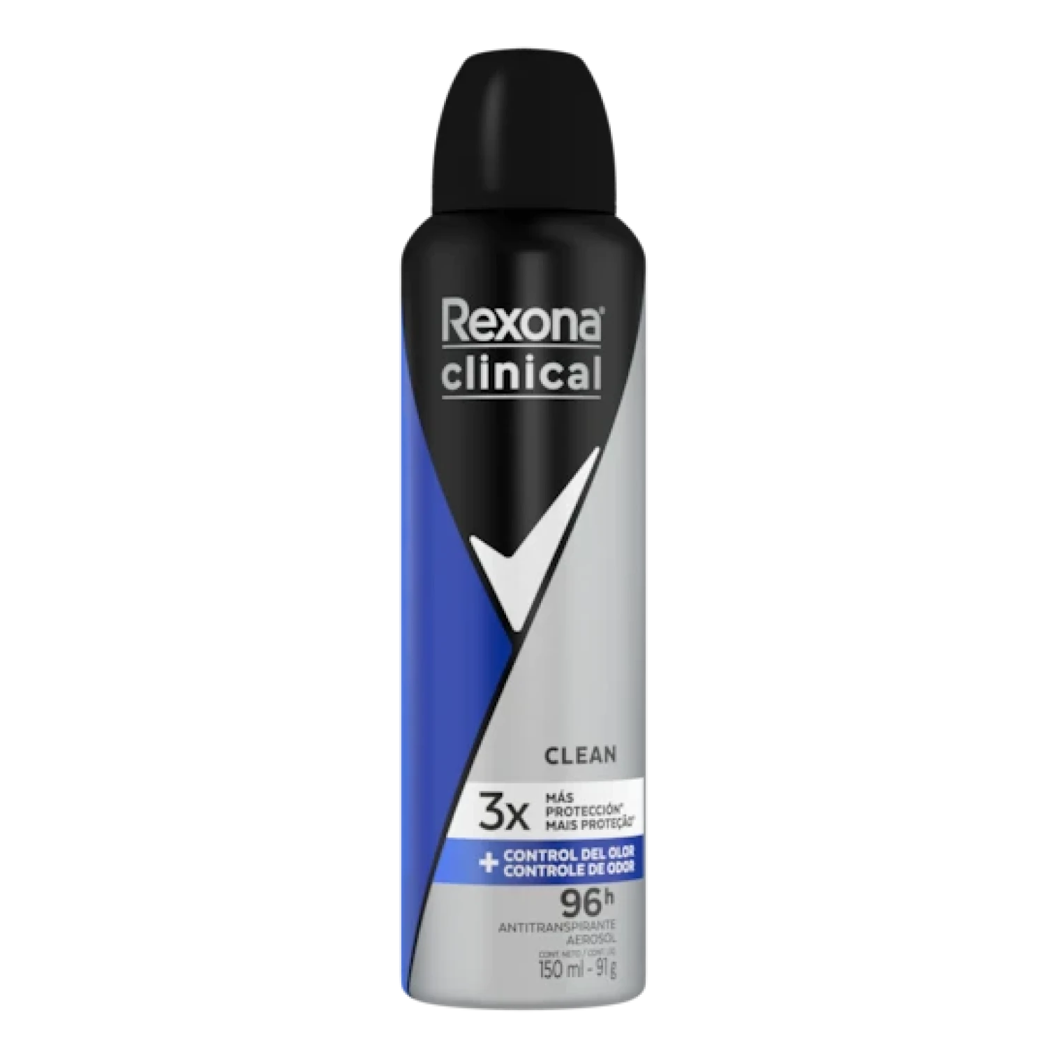 Desodorante Aerossol Rexona Clinical Invisible 150ml (1/1)