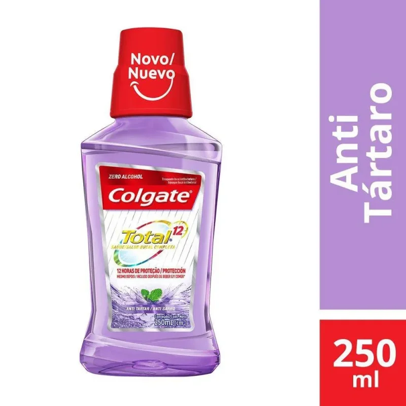 Enxaguante Bucal Total 12 Anti Tártaro Colgate 250ml