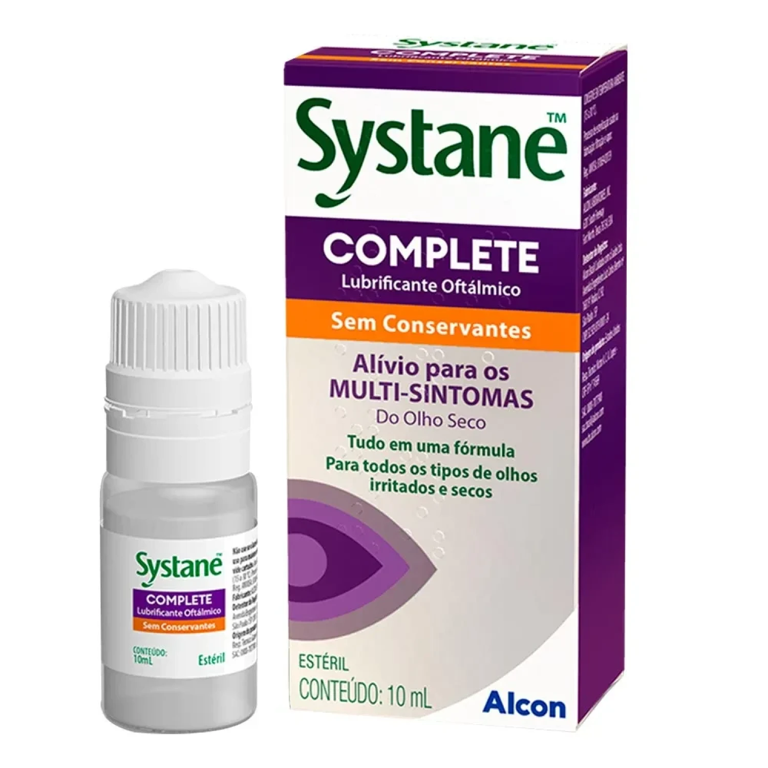 Colírio Lubrificante Systane Complete sem conservante 10ml (1/1)