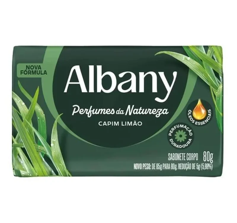 Albany Sabonete Capim Limão 85g