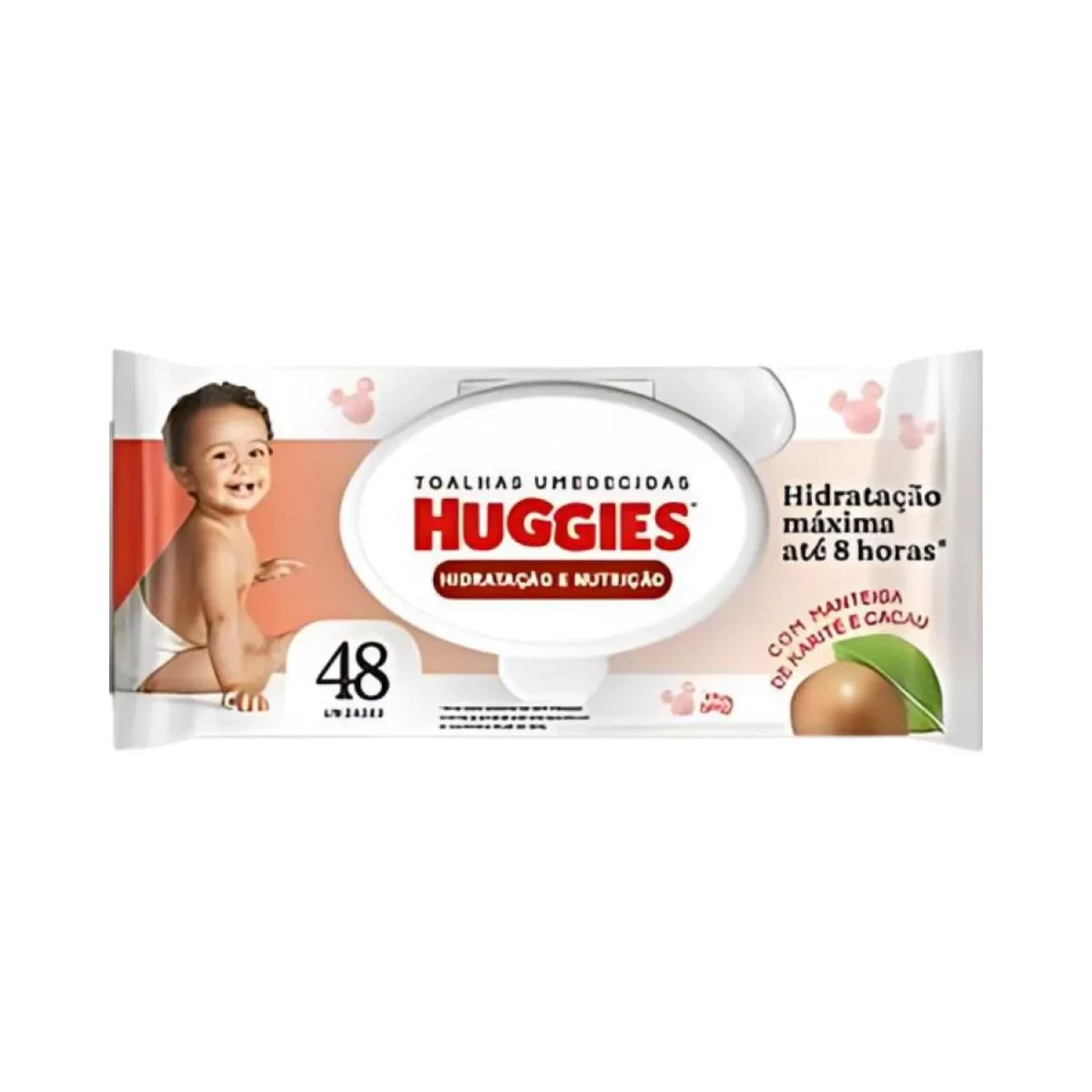 Lenço Umedecido Huggies Hidratação e Nutrição, com 48 unidades (1/1)