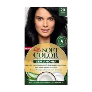 Wella Soft Color Tintura sem Amônia nº 20 Preto