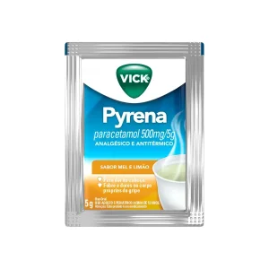Vick Pyrena 500mg/5g Pó para Solução Oral Sabor Mel e Limão 5g