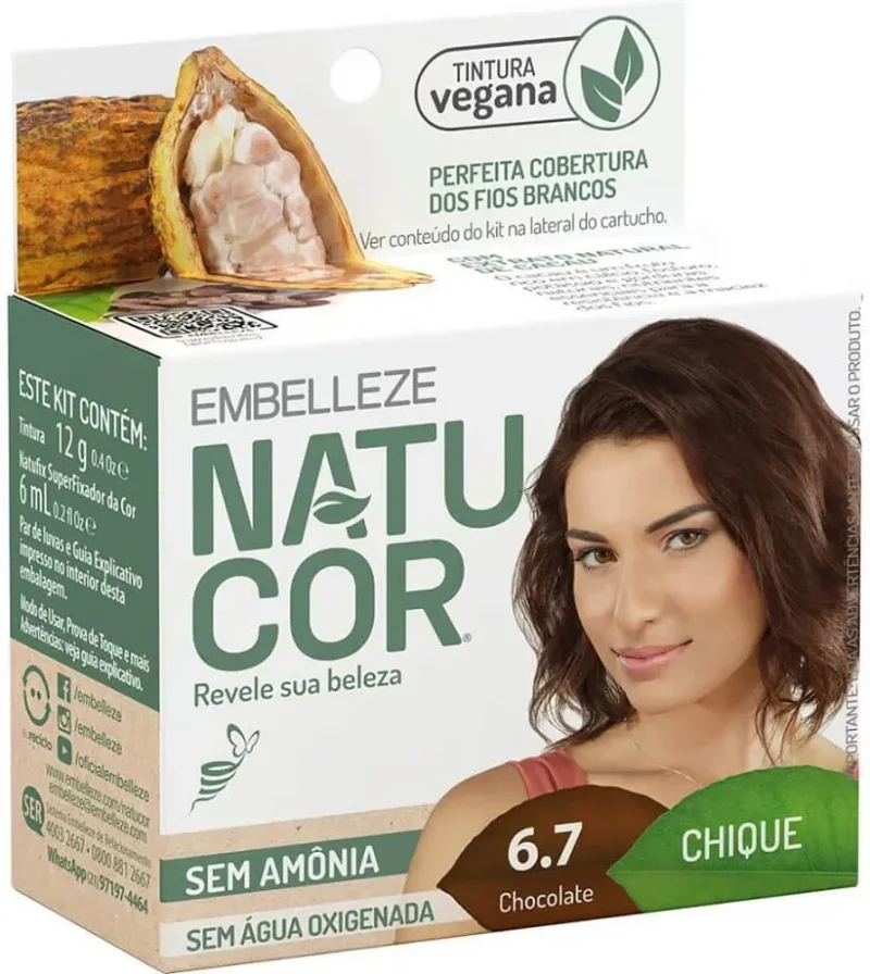 Tintura Natucor 6.7 Chocolate Chique