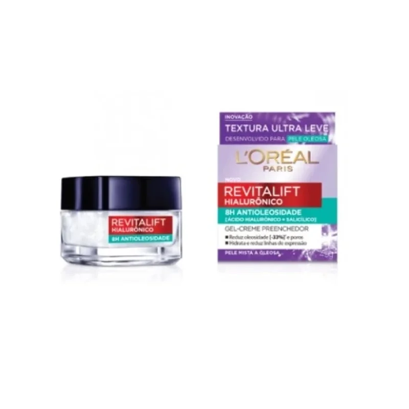 L'Oréal Paris Revitalift Hialurônico Gel Creme Preenchedor Antioleosidade 49g