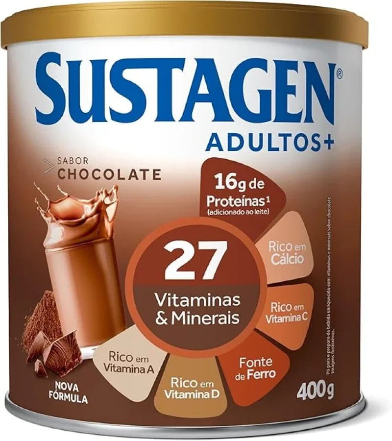 Complemento Alimentar Sustagen Adultos+ Chocolate 400g
