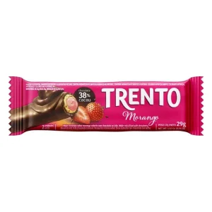 Chocolate Trento Wafer Morango 29g