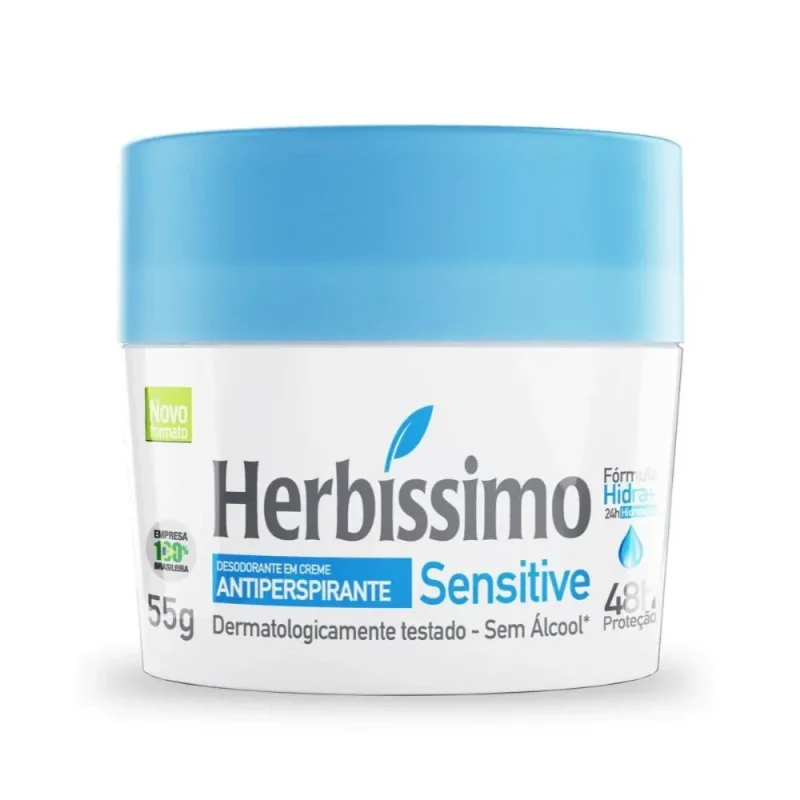 Desodorante Creme Herbíssimo Sensitive 55g