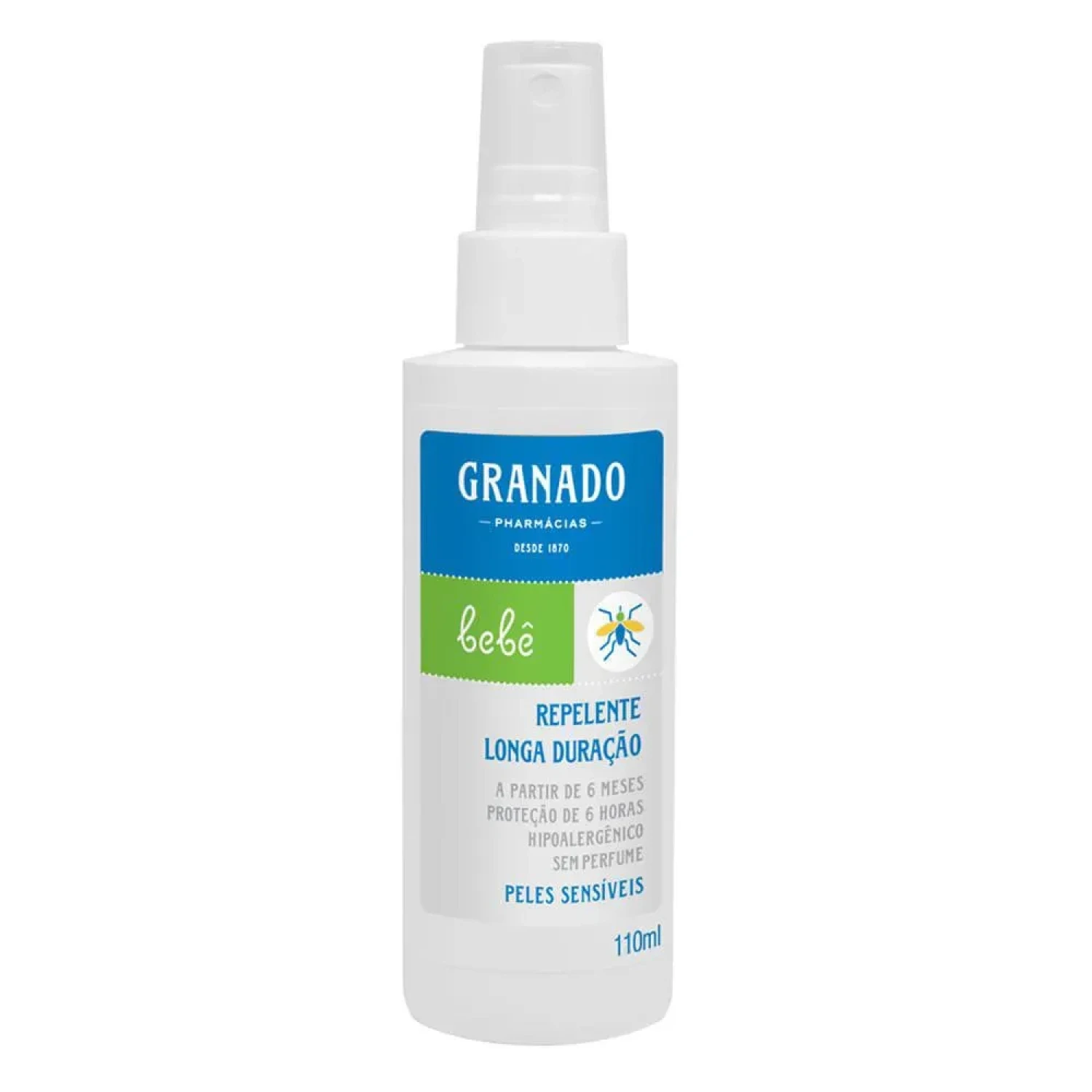 Repelente Spray Granado Bebê Longa Duração Icaridina 25% 110ml (1/1)