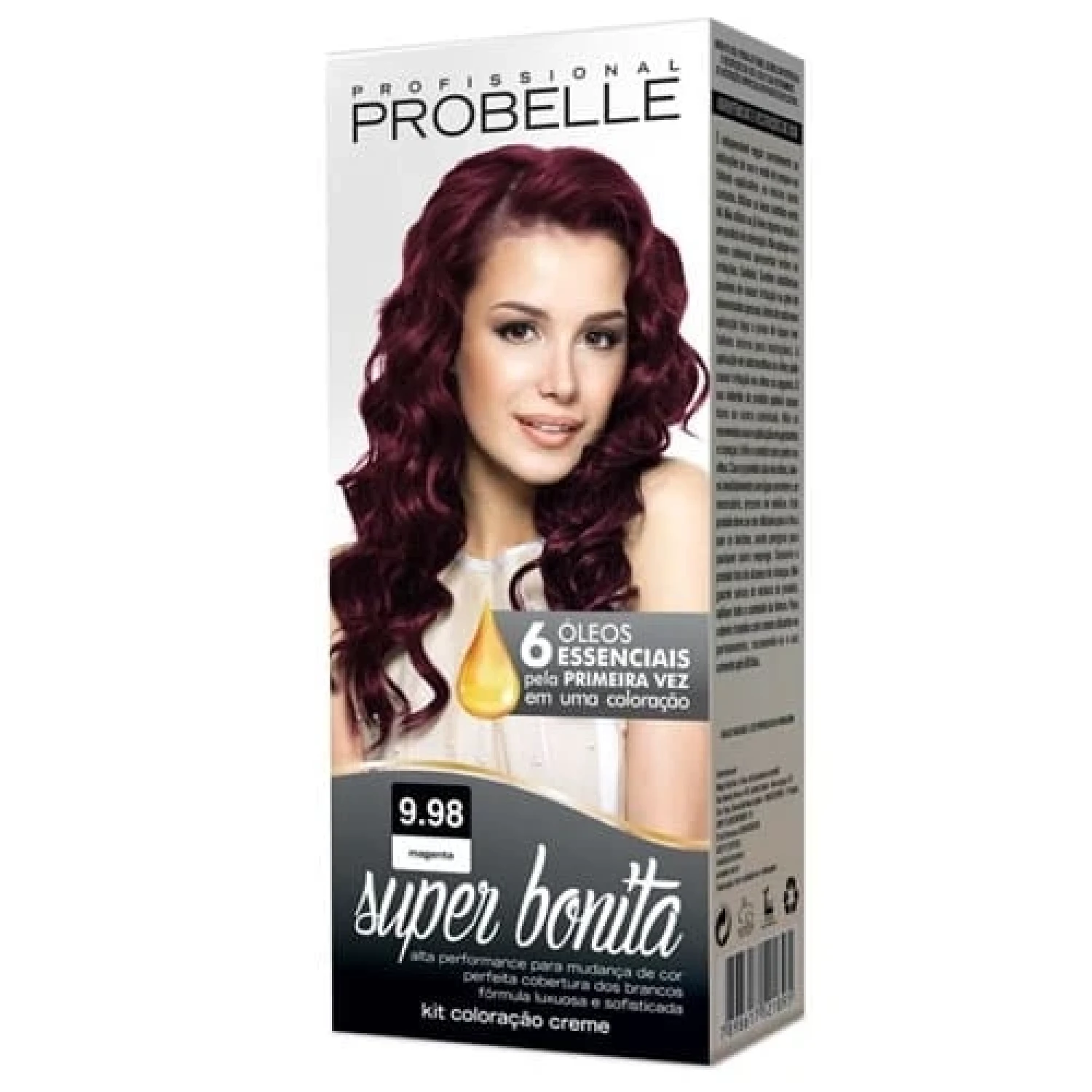 Probelle Super Bonita Tintura Profissional nº 9.98 Magenta 1 Unidade (1/1)