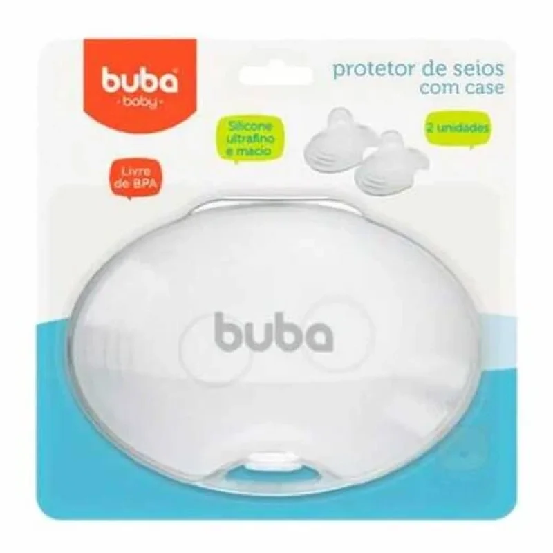 Buba Protetor de Seios Ultra Fino 2 Unidades Com Estojo