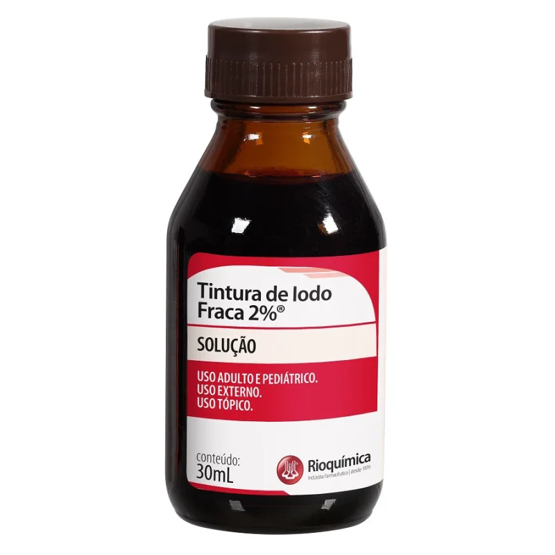 Tintura de Iodo 2% Solução 30ml