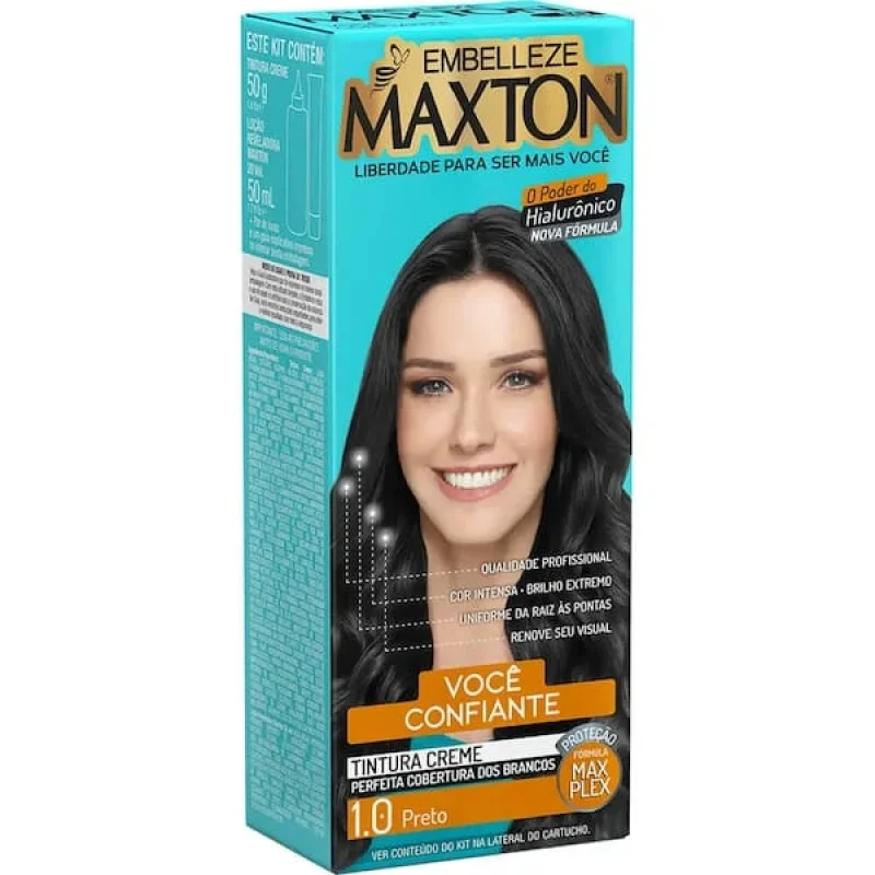 Tintura Maxton Você Confiante 1.0 Preto