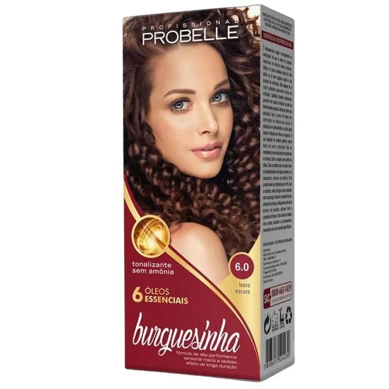 Tonalizante Probelle Burguesinha 6.0 Louro Escuro