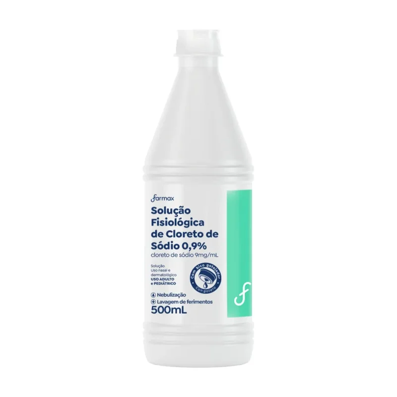 Soro Fisiológico 0,9% Farmax 500ml