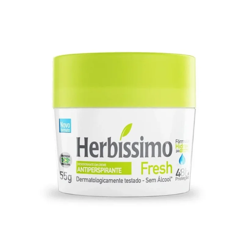 Desodorante Creme Herbíssimo Fresh 55g