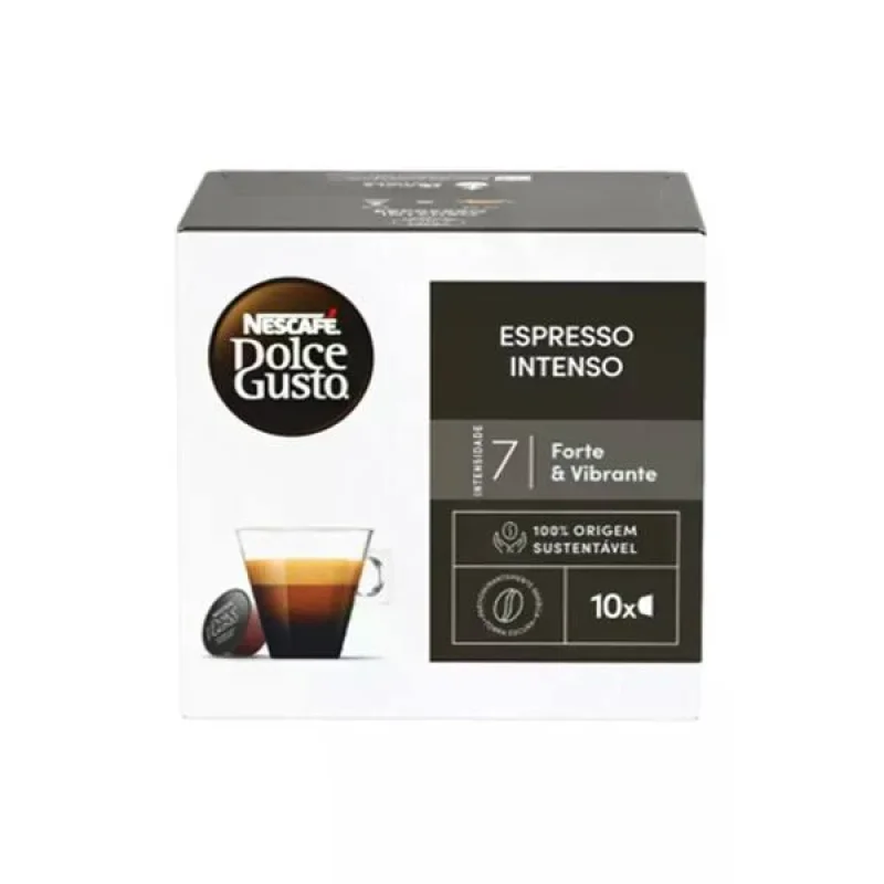 Café Nescafé Dolce Gusto Espresso Intenso, caixa com 10 cápsulas