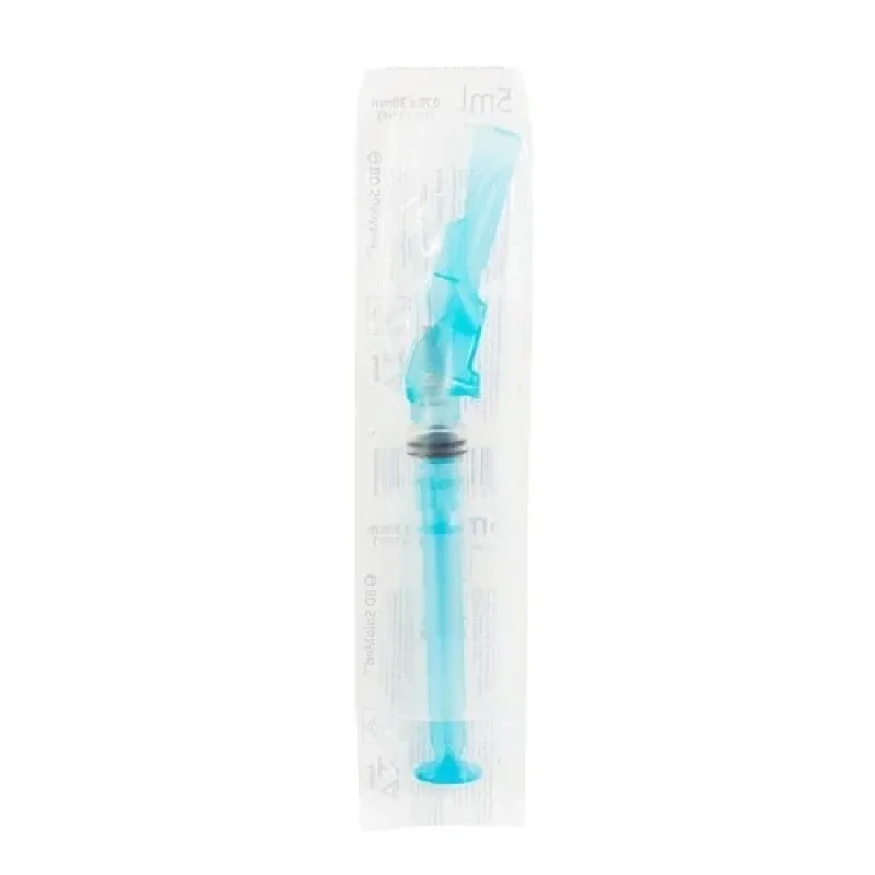 Seringa Descartável BD SoloMed Luer Lock com Agulha 30x0,70mm 5ml